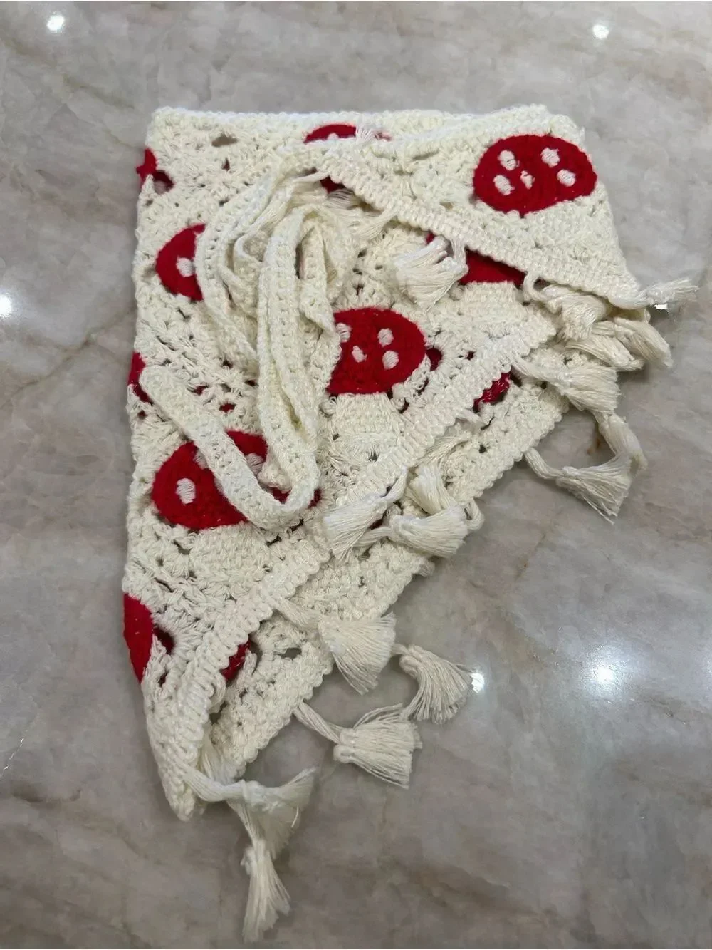 mushroom scarf S187
